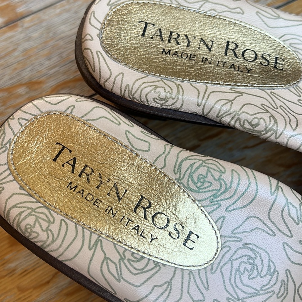 Taryn Rose Sandals Slip-On Gaby Python Snakeskin … - image 4